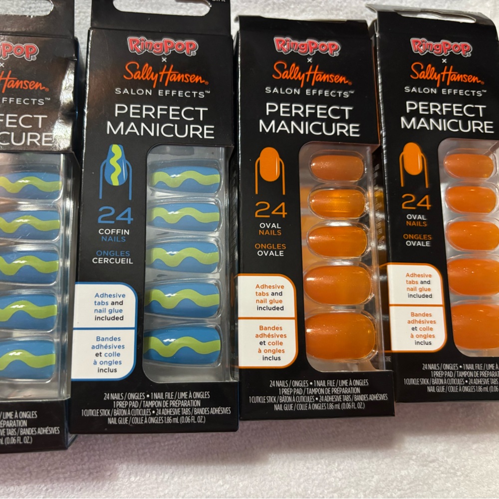 Salon Effects Perfect Manicure Set - Blue and Orange